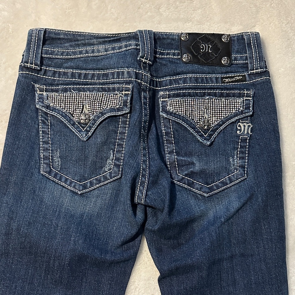 Miss Me Embellished Jeans with Rhinestone Details